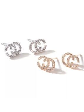 CC Zircon Crystal Earrings